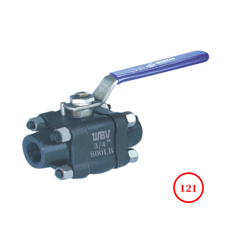 三片式鍛鋼高壓球閥 3PC high-pressure ball valve Q11F-300/900LB A105