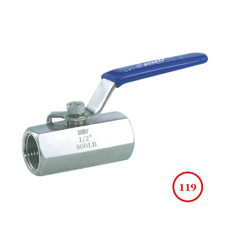 一片式不銹鋼高壓球閥 1PC high-pressure ball valve Q11F-300/900LB stainless steel